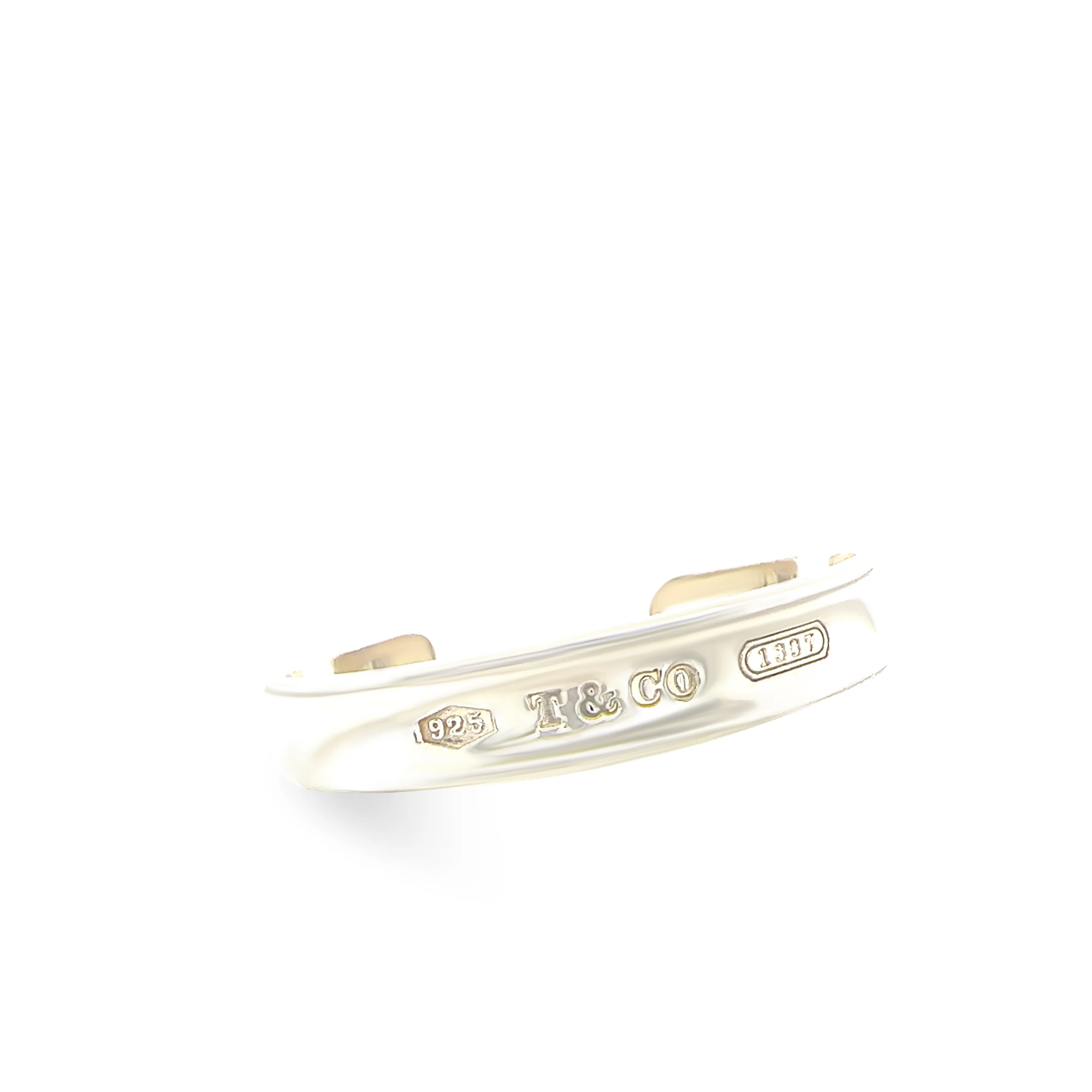 Tiffany & Co Vintage Sterling Silver 1837 Bracelet 47.48g - Image 5
