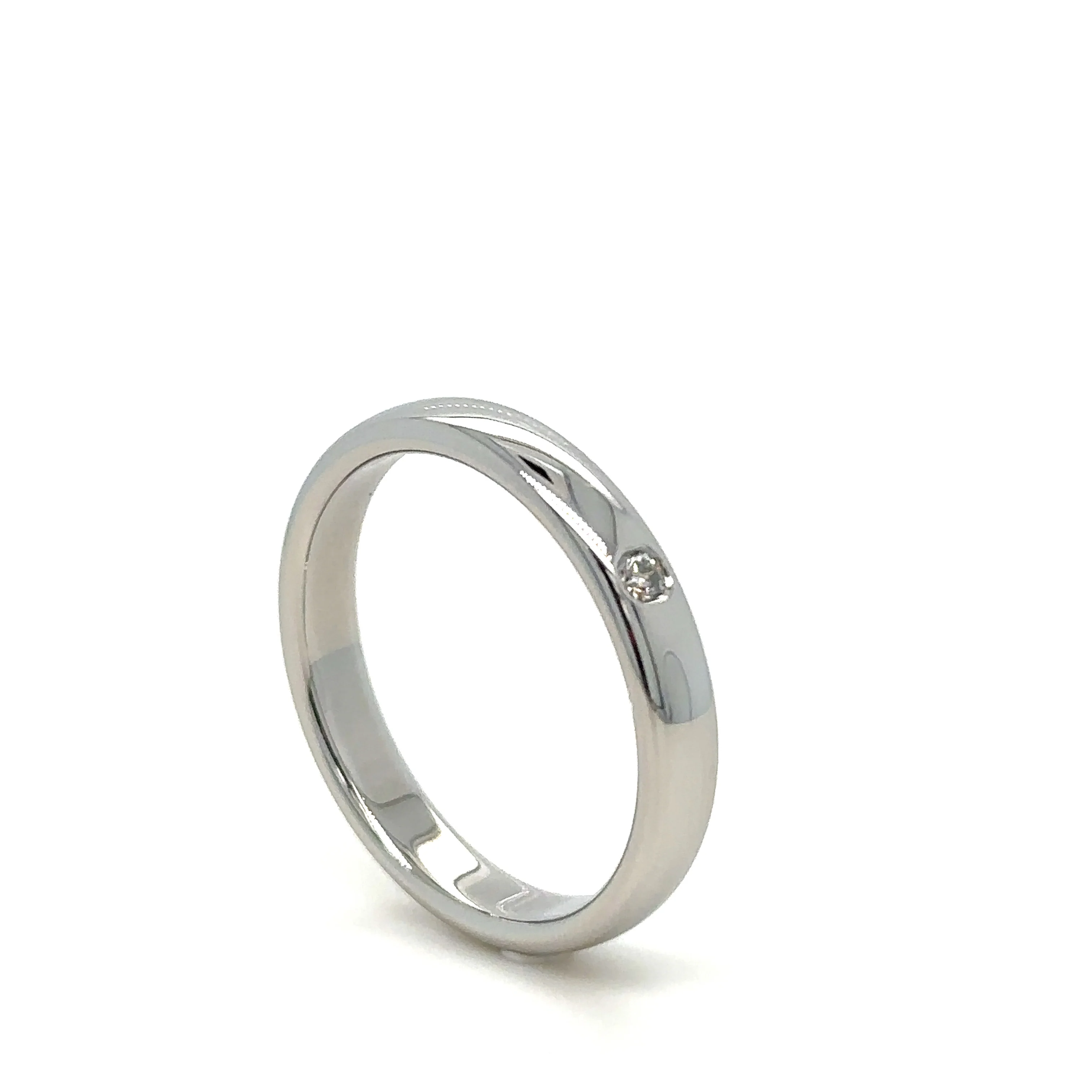 Tiffany & Co Elsa Peretti band ring 0.02ct Size R - Image 3