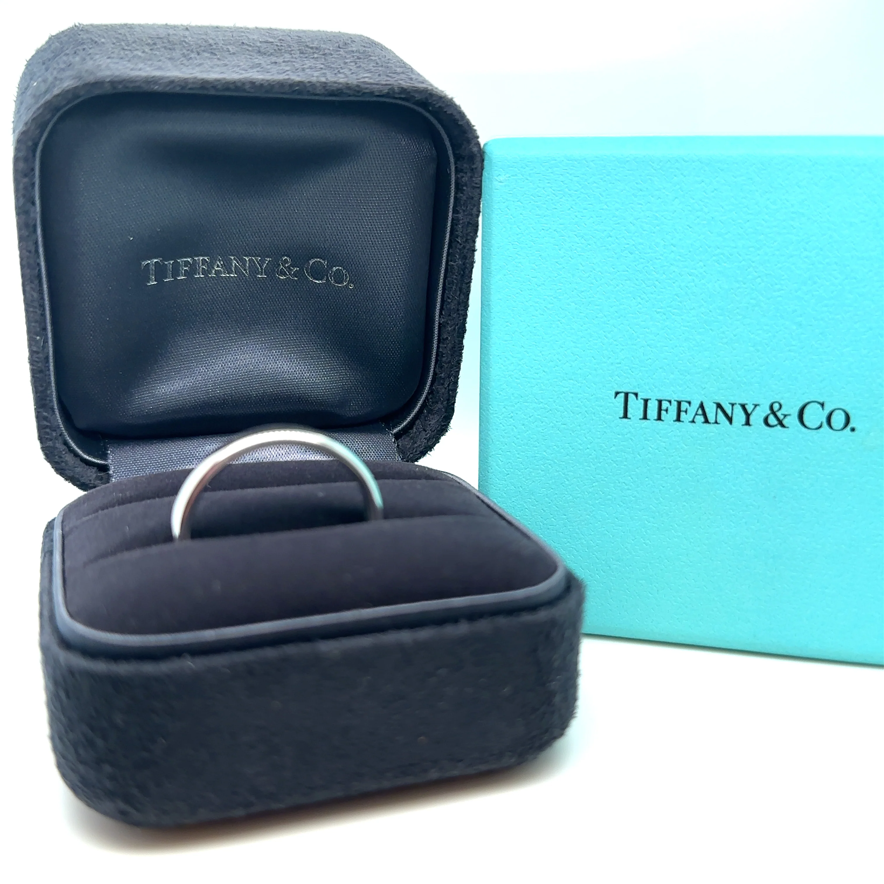 Tiffany & Co Elsa Peretti band ring 0.02ct Size R - Image 5