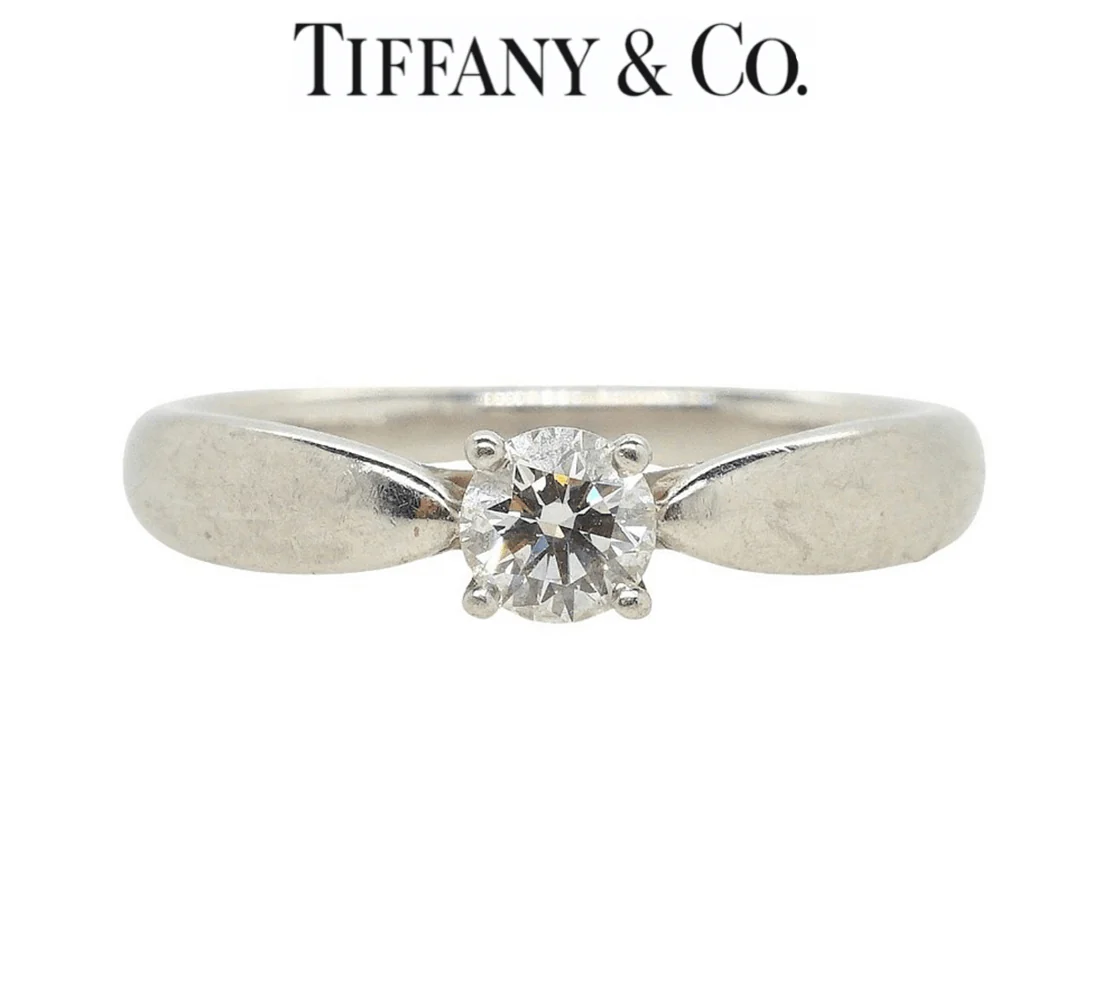 Tiffany & Co Harmony Engagement Ring in Platinum 0.21ct