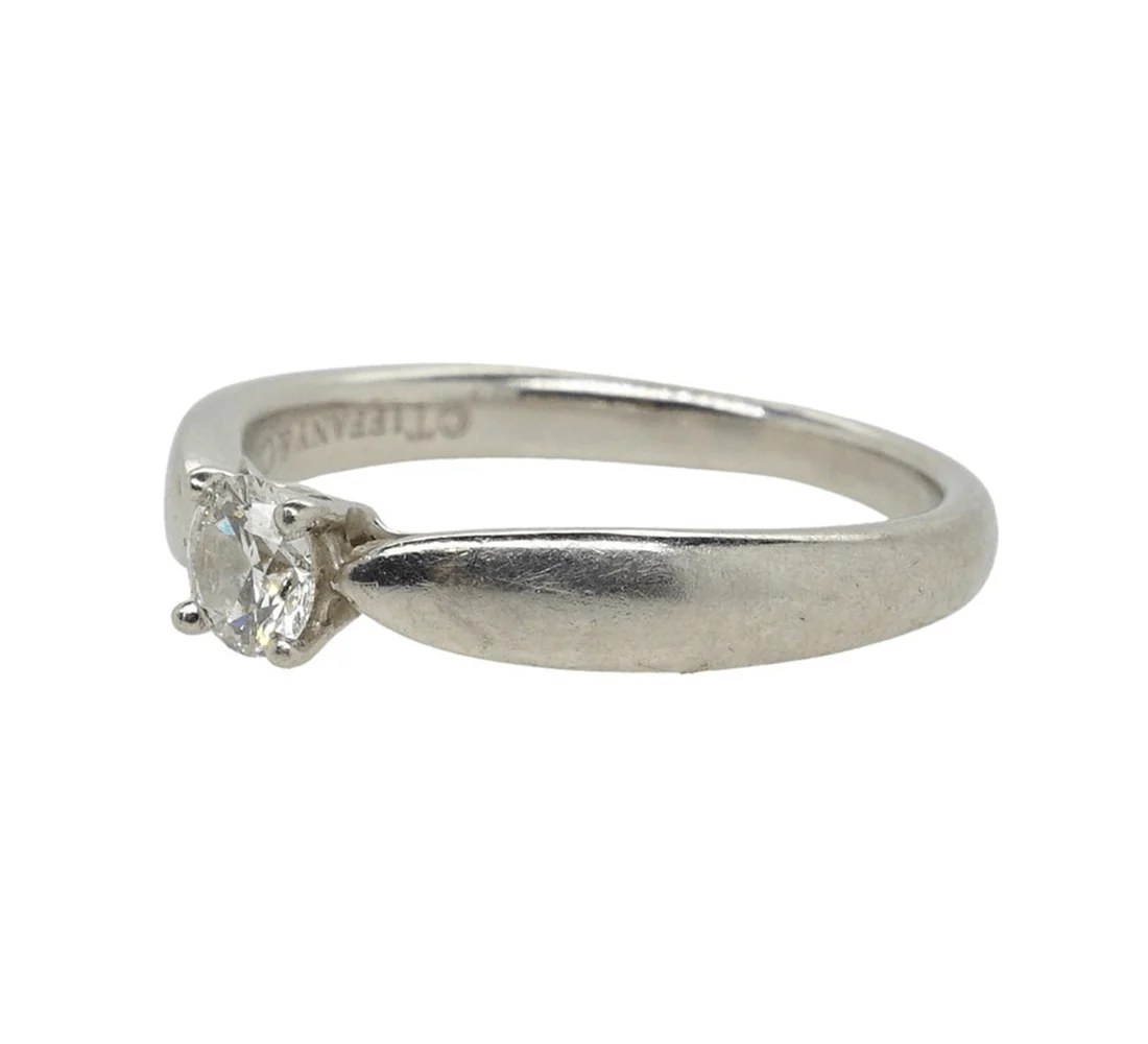Tiffany & Co Harmony Engagement Ring in Platinum 0.21ct - Image 2