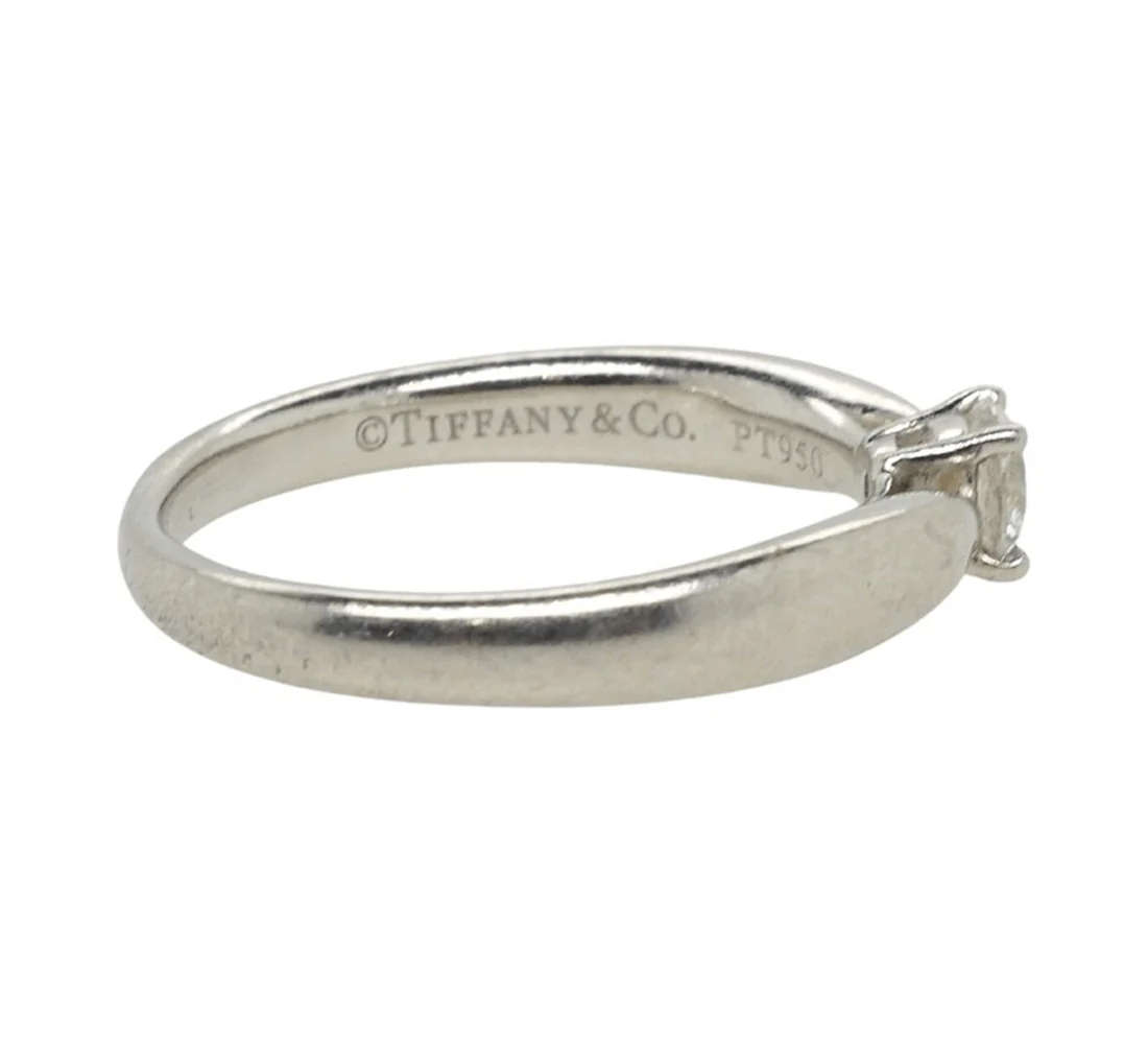 Tiffany & Co Harmony Engagement Ring in Platinum 0.21ct - Image 3