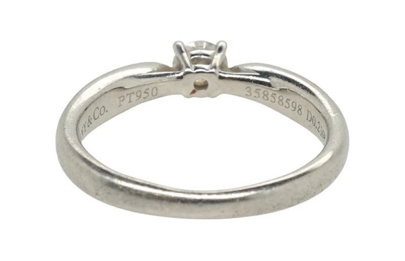 Tiffany & Co Harmony Engagement Ring in Platinum 0.21ct - Image 4