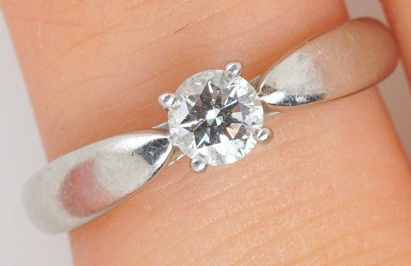 Tiffany & Co Harmony Engagement Ring in Platinum 0.21ct - Image 6